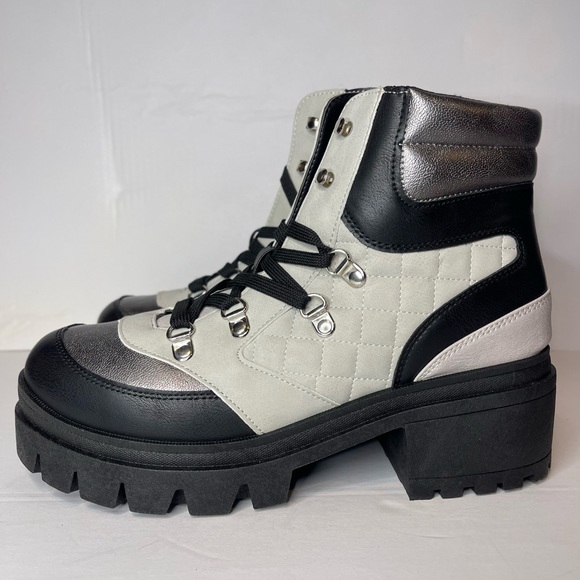 Sugar Calling Metallic Hiker Boots - Picture 4 of 9